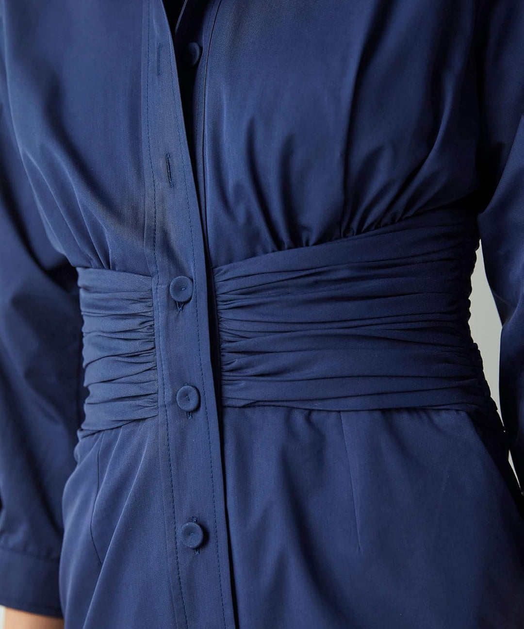 IPEKYOL Damen Waist Detail Mini Dress 34 Navy, 34 Navy