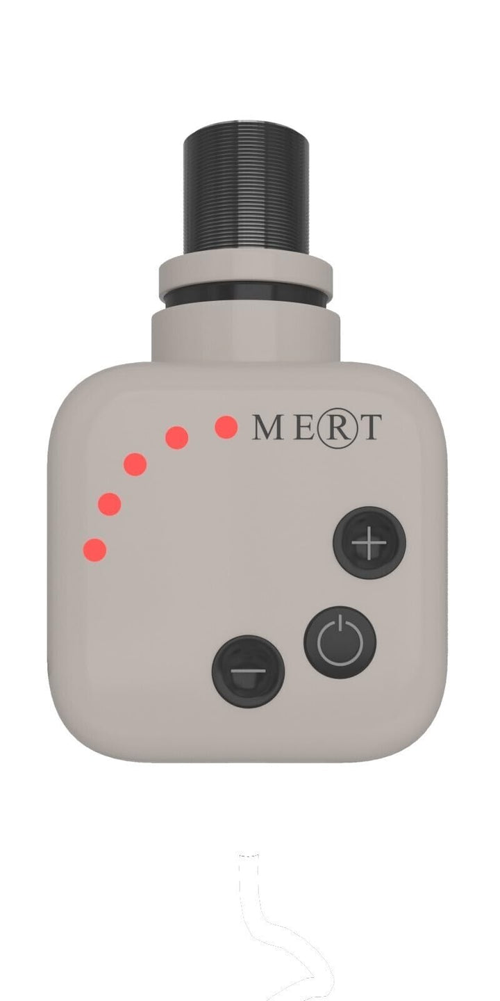 KMX1 Regler mit Heizstab, Weiss, mit Spiralkabel und Stecker-300 Watt