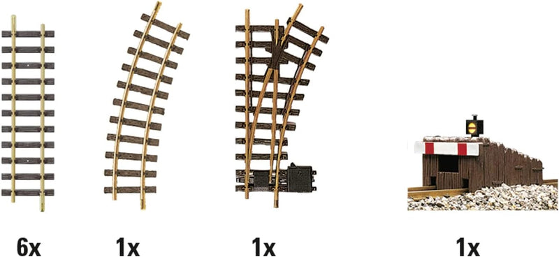 LGB 19901 - Prellbock-Gleis-Set, Spur G