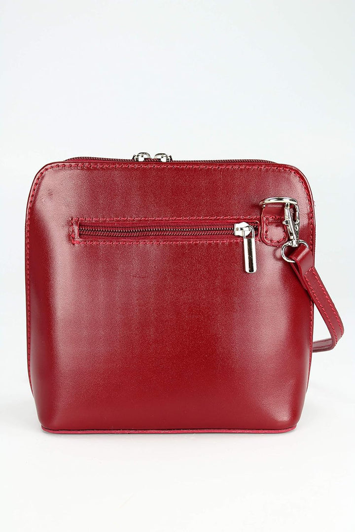 Belli italienische Ledertasche Damen Umhängetasche klein Handtasche Schultertasche Abendtasche in bo