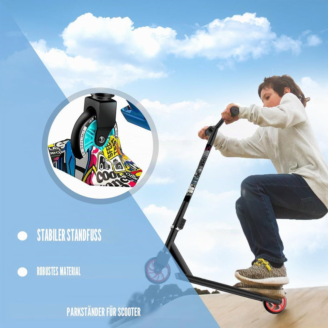 Universal Stunt Scooter Ständer, Scooter Stand Zubehör Ständer für Pro Stunt Scooter/e Scooter/Stunt