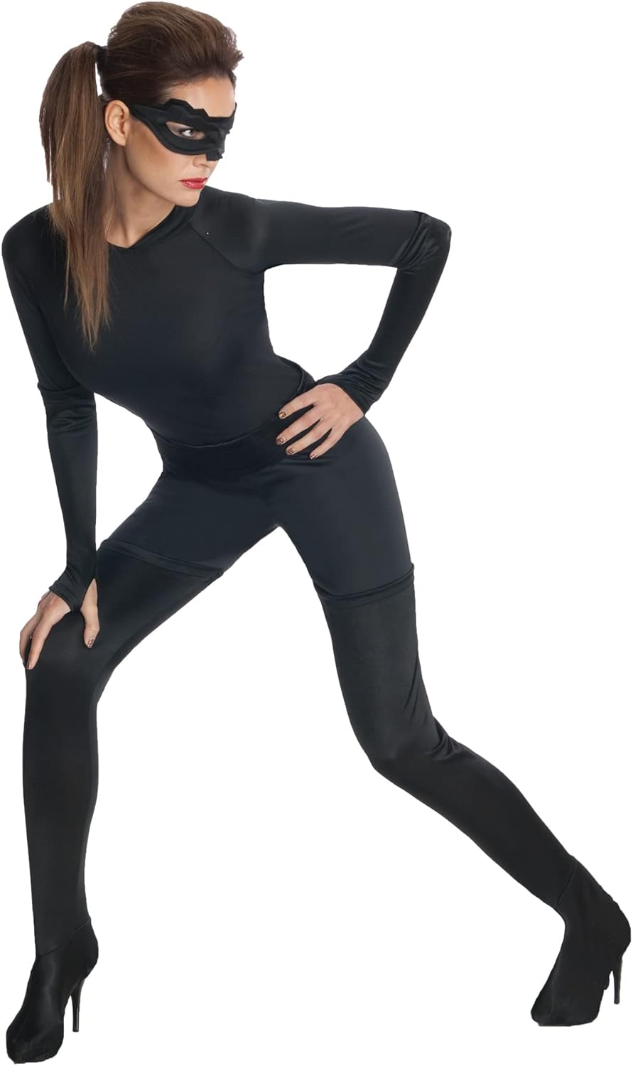 Rubie's 880630 Batman The Dark Knight Rises Catwoman Costume Erwachsenenkostme, schwarz, Medium
