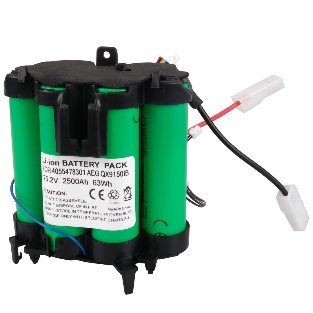 25,2V 2500mAh Akku Kompatibel mit AEG QX9-1-50IB, PQ91-50MB, PQ91-ALRGS, QX9-1-40, PQ91-ALRGS, PQ91-