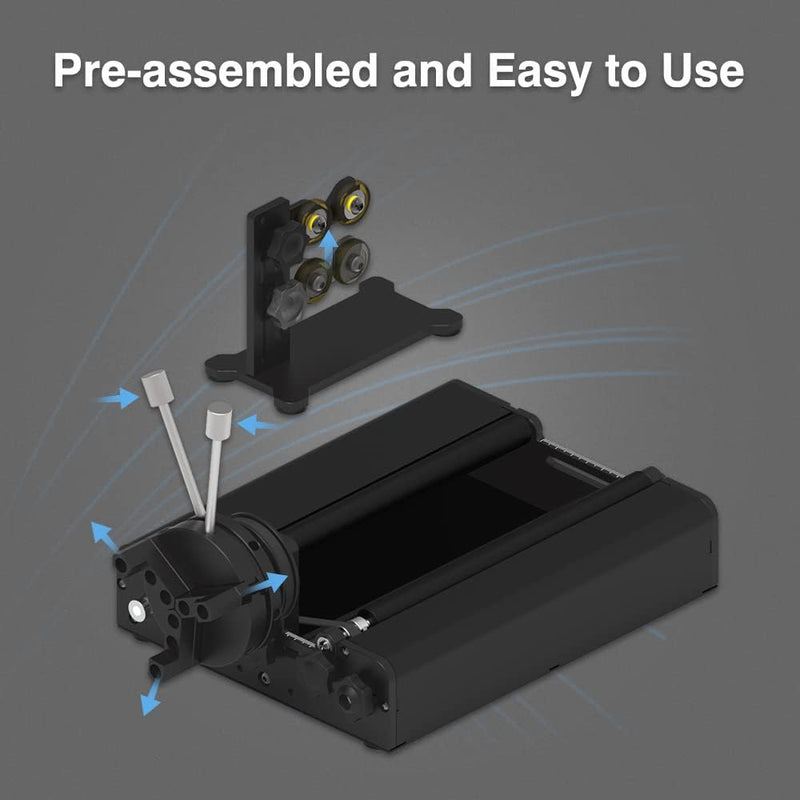 Twotrees Laserengraver TR2 Pro 4 in 1 Drehmodul für TTS-25,TTS-55,TS2 10W,TTS 20Pro Lasergravurmasch