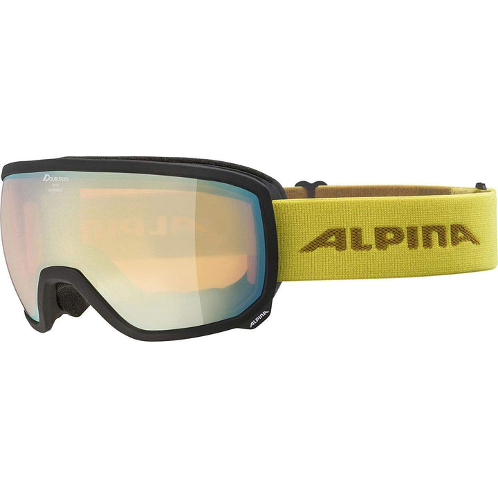 ALPINA SCARABEO Q-LITE - Verspiegelte, Kontrastverstärkende OTG Skibrille Mit 100% UV-Schutz Für Erw