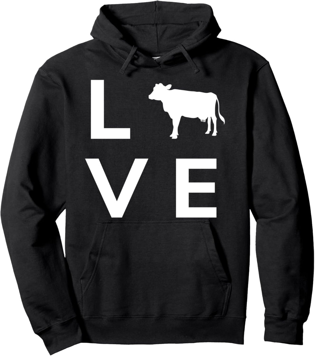 Kuh Landwirt Bauer Landwirtschaft Kühe Rinder Milchbauer Pullover Hoodie