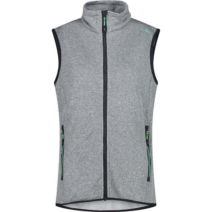 CMP Damen Knit Tech Vest WOMAN VEST 36 Gletscherzement