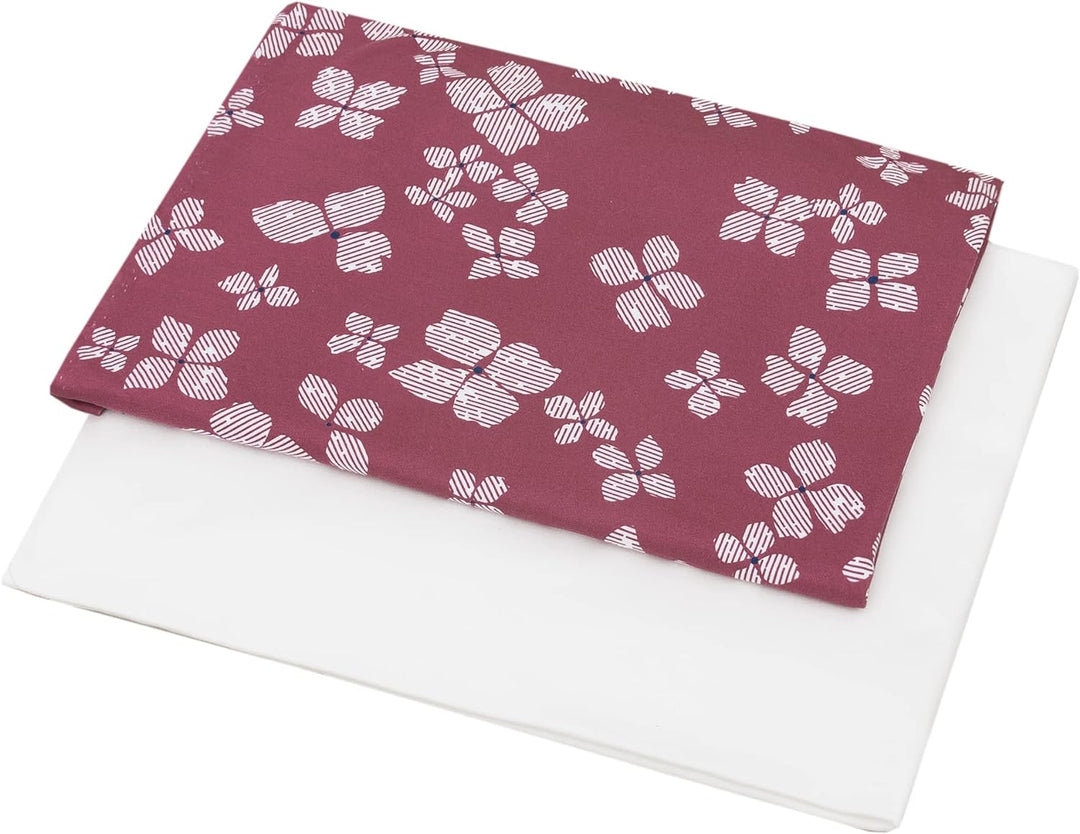 1buy3 Duo-Set Jersey Stoff Gemustert zum nähen | 92% Baumwolle, 8% Elasthan | Kinderstoff | Baumwoll