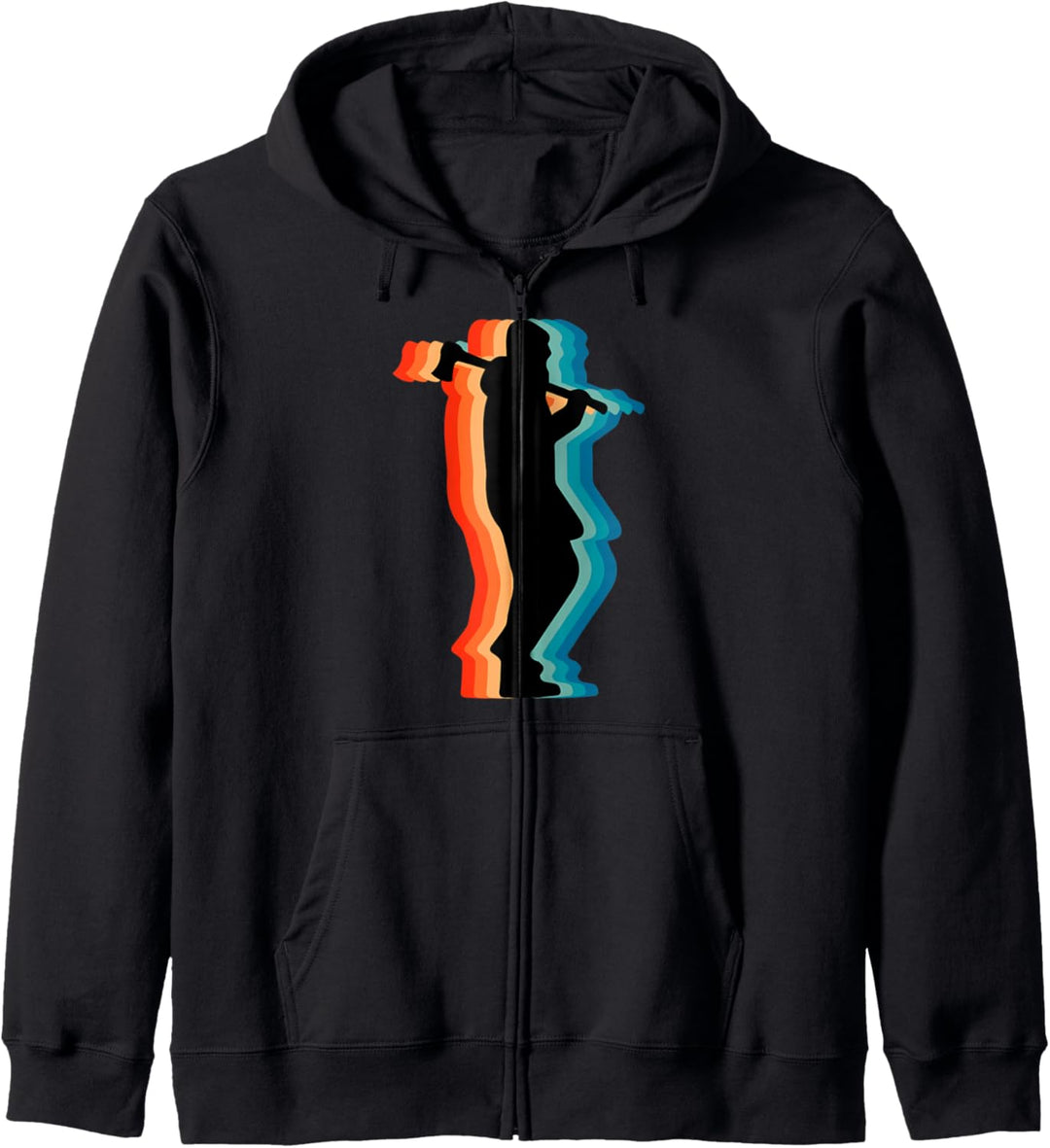 Stolzer Holzfäller-Papa, Retro Vintage Kapuzenjacke