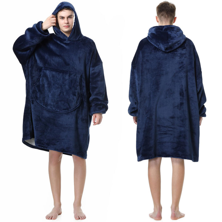 MOKANI Kuscheldecke mit Ärmeln und Kapuze Hoodie Decke, Decke mit Ärmeln, Übergrösse Kapuzenpullover