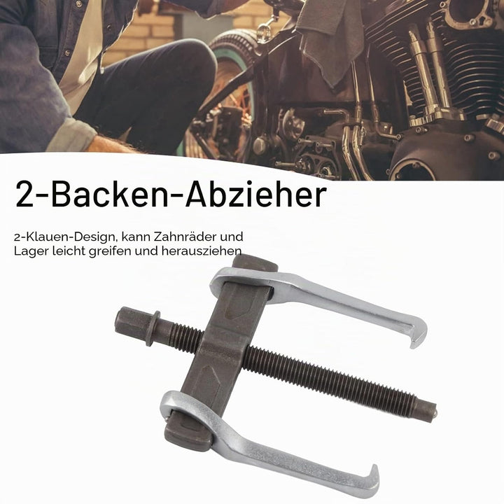 2-Backen-Hydraulik-Zahnradabzieher-Set, Einzelhakenlager, Verstellbares Entfernungswerkzeug, Profess