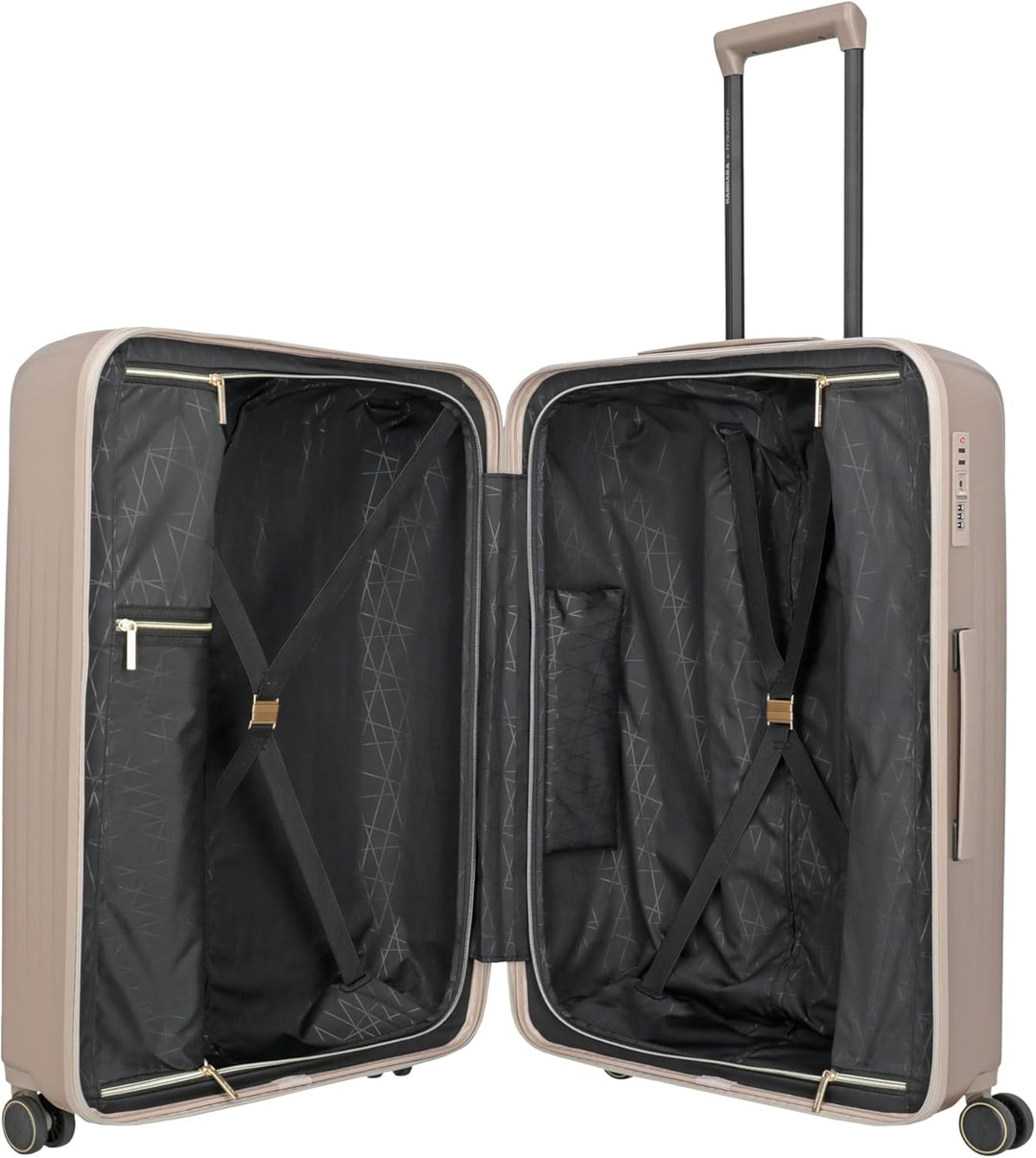 Travelite Koffer Set Barbara Novelty, 3-teilig S M L, Hartschalenkoffer aus Polycarbonat mit TSA-Sch