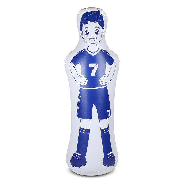 Aufblasbare Fussball Dummy aus PVC, Fussballtraining Dummy Trainingspuppe für Torwart Freistossverte