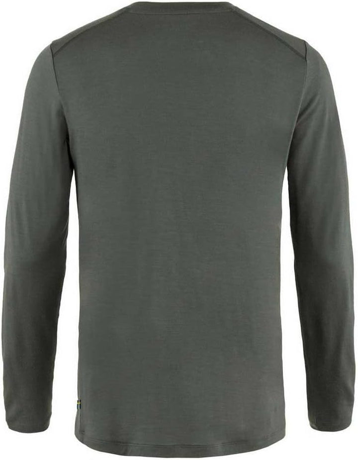 Fjällräven Herren Abisko Wool Ls M T-Shirt XL Basalt, XL Basalt