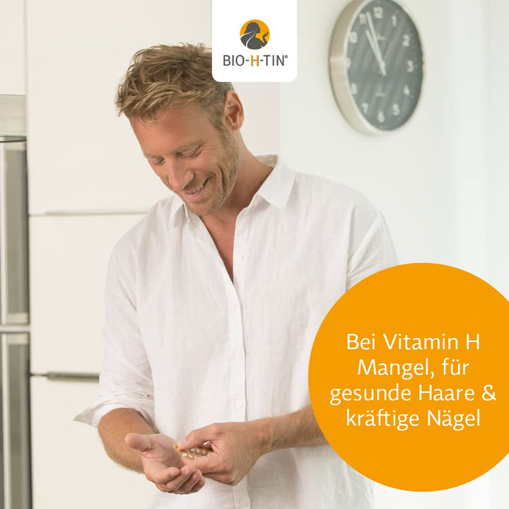 BIO-H-TIN stärkendes Nagel-Serum (3,3 ml) & Vitamin H 2,5mg 84 Tabl. - Zum Aufbau kräftiger & gesund