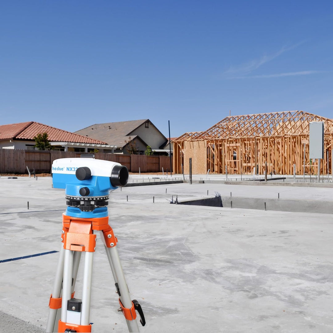 hedue® Optisches Nivelliergerät NX32 - Automatisches Baunivellier zur Messung von Höhenunterschieden