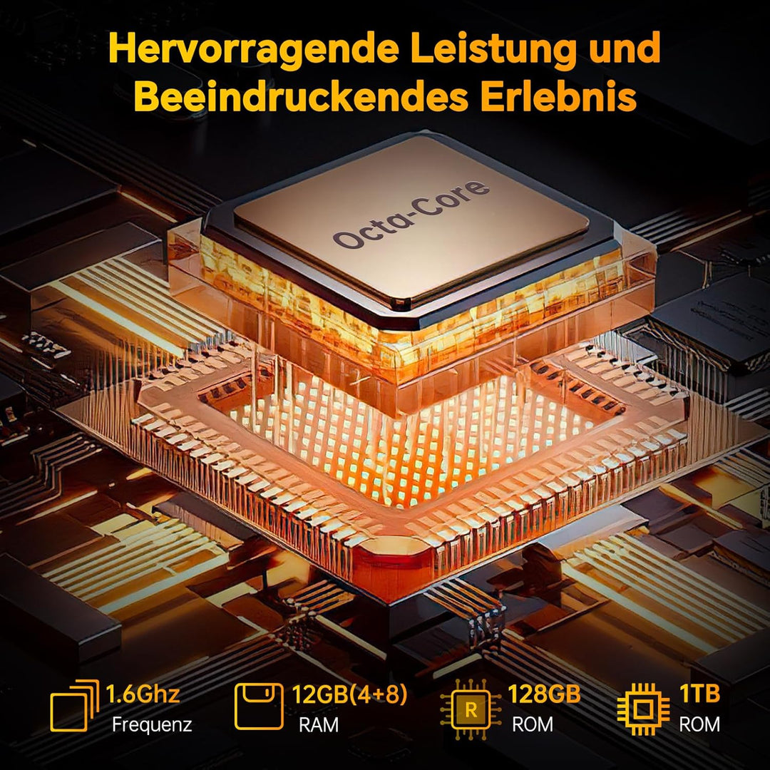 OUKITEL WP32 Android 13 Outdoor Handy 12GB+128GB (1TB Erweiterbar) Rugged Smartphone Ohne Vertrag 5,