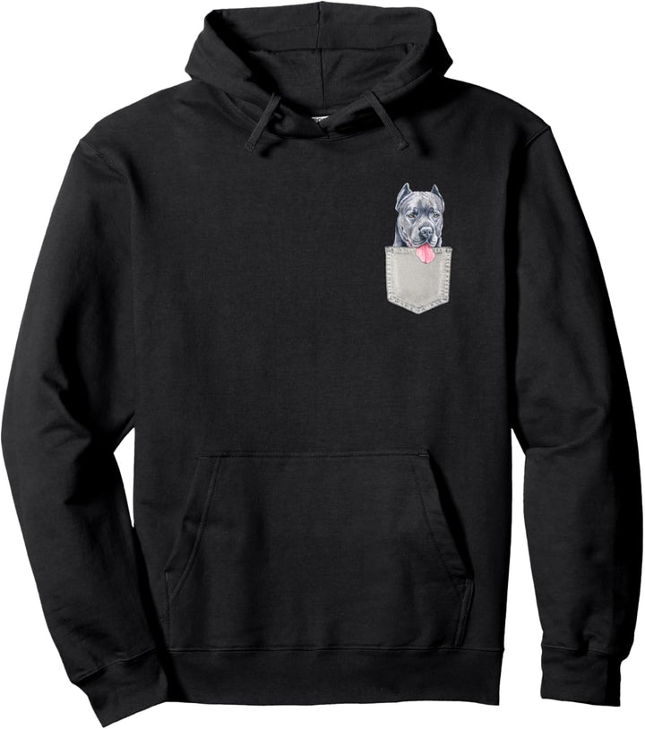 CANE CORSO Hund in Brusttasche Dog In A Pocket Geschenk Pullover Hoodie