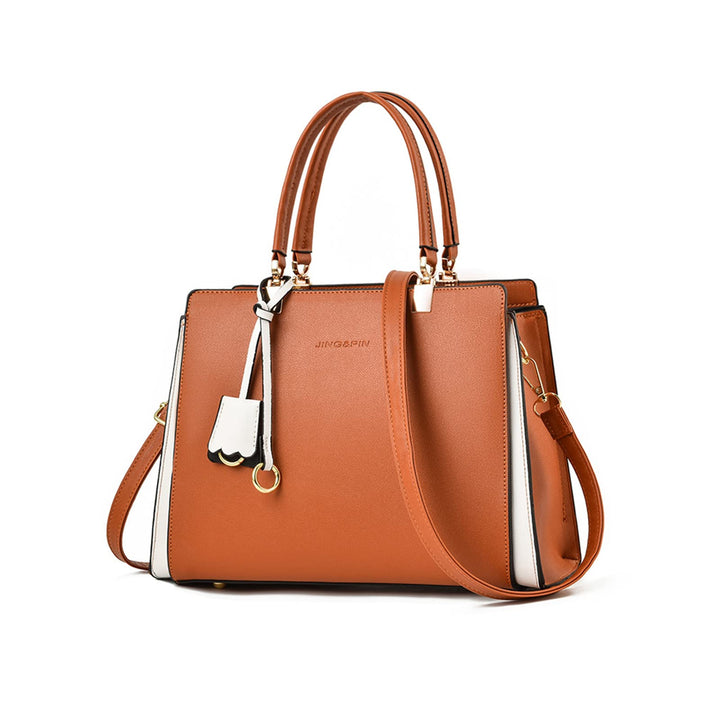 NICOLE &amp; DORIS Damen Handtasche Elegant Henkeltasche Leder Schultertasche Frauen Umhängetasche Multi