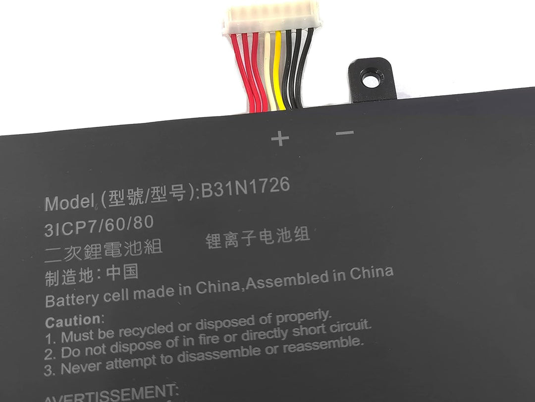 7XINbox B31N1726 11,4V 48Wh 4240mAh Laptop Akku Ersatz für ASUS FX80 FX80GM FX80GE FX80GD FX86 FX86F