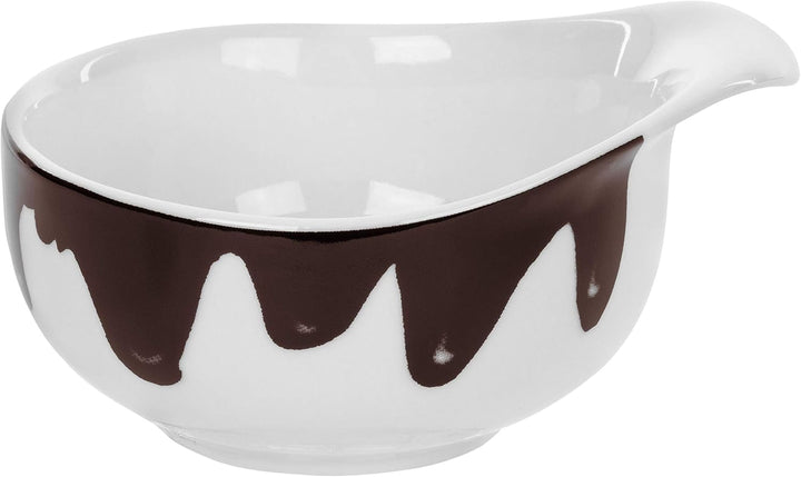 MamboCat 12er-Set Fondueschälchen Blob I 150ml I 12x Servier-Schale für Löffel-Dessert I Schokofondu
