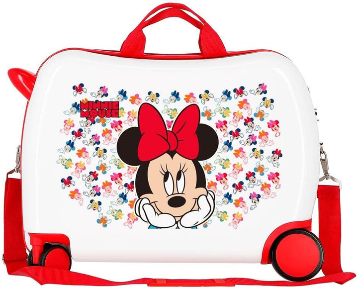 Disney Minnie Diva Kinderkoffer, mehrfarbig, 50 x 39 x 20 cm, ABS-Kombinationsverschluss, 34 l, 1,8