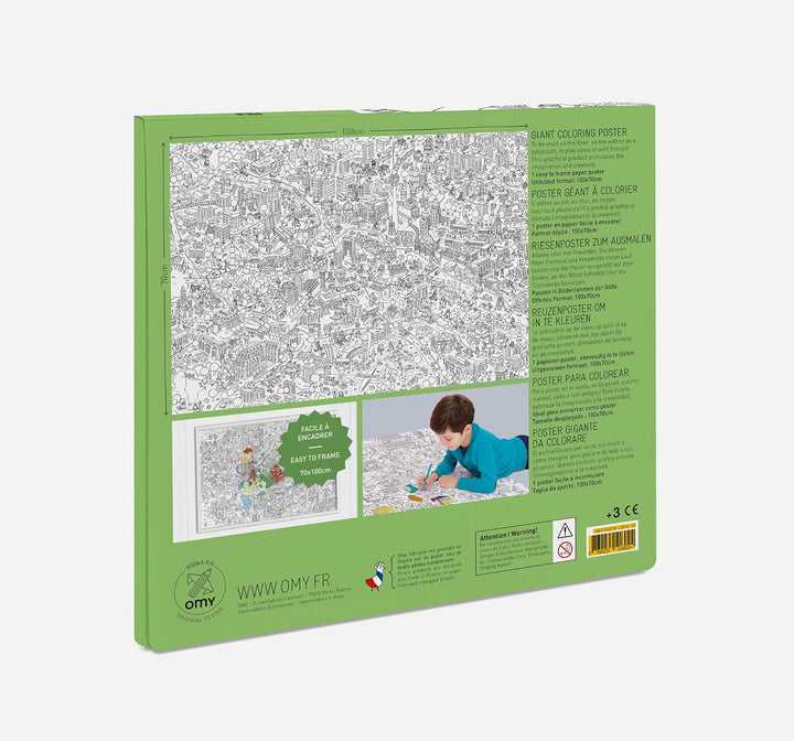 Giant Coloring Poster 70 x 100, Berlin