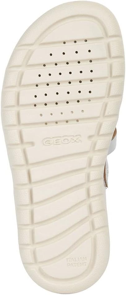 Geox Jungen Mädchen J SOLEIMA Gir Sandal, Silver, 24 EU