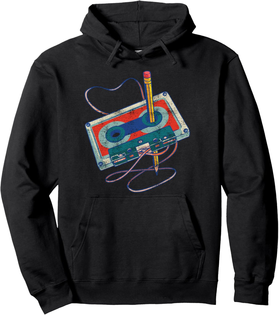Lieder aufnehmen Radio Kassettenrecorder Kassette Pullover Hoodie