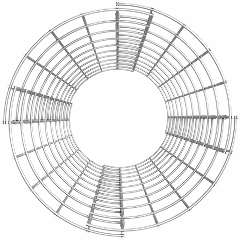Tidyard Gabionen-Hochbeete 3 STK.Drahtkorb Rund Verzinkter Stahl Ø30x100 cm Gabionen-Pflanzgefäss Ga