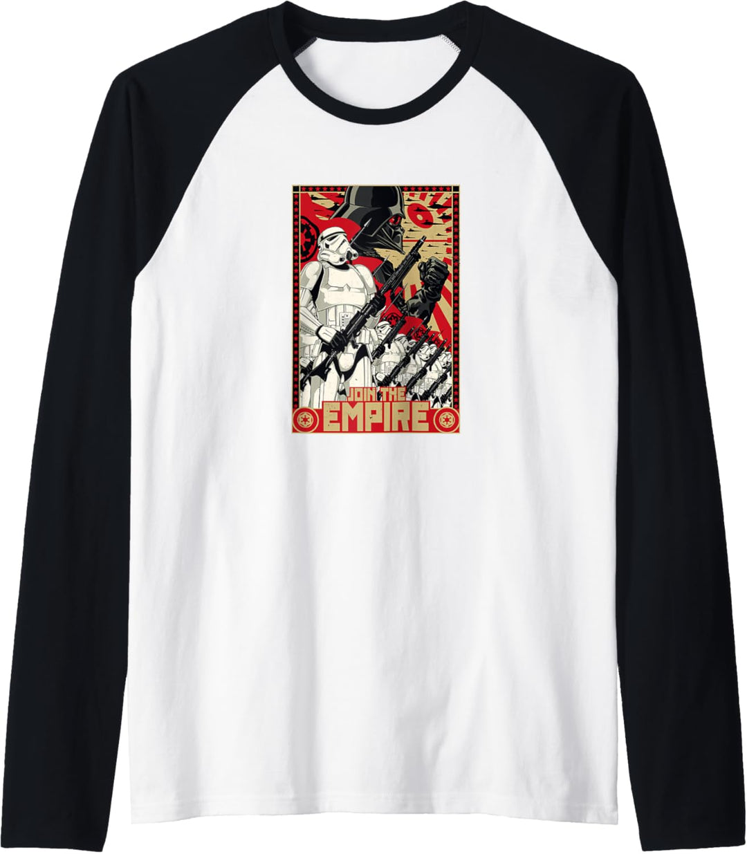 Star Wars Dark Side War Time Poster Raglan