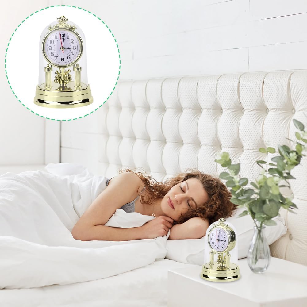 Tischuhr, Tischuhren Uhr, Pendeluhr Kaminuhr Vintage Tischuhr Mit Transparenter Abdeckung MöBel Weck