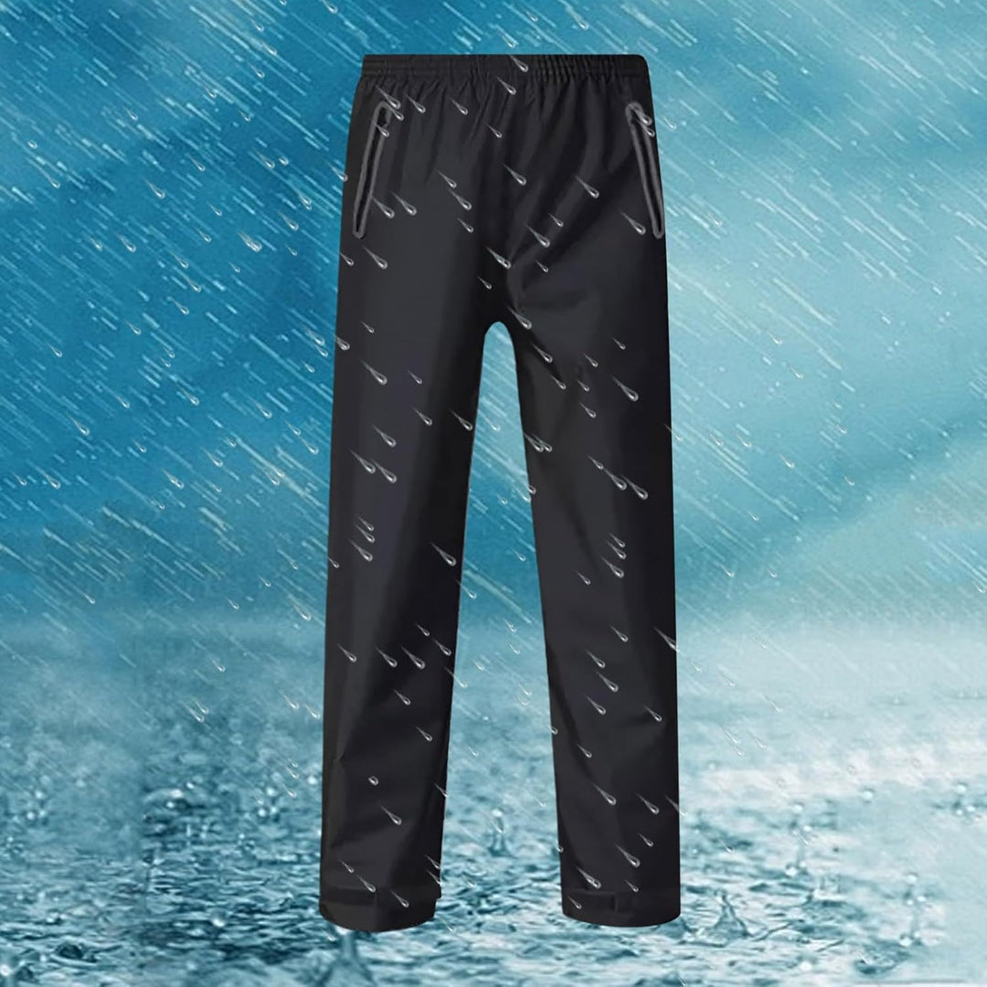 Fahrrad Regenhose Herren Regenhosen Für wasserdichte Hose Regenschutz Motorrad Regenkombi Regenjacke