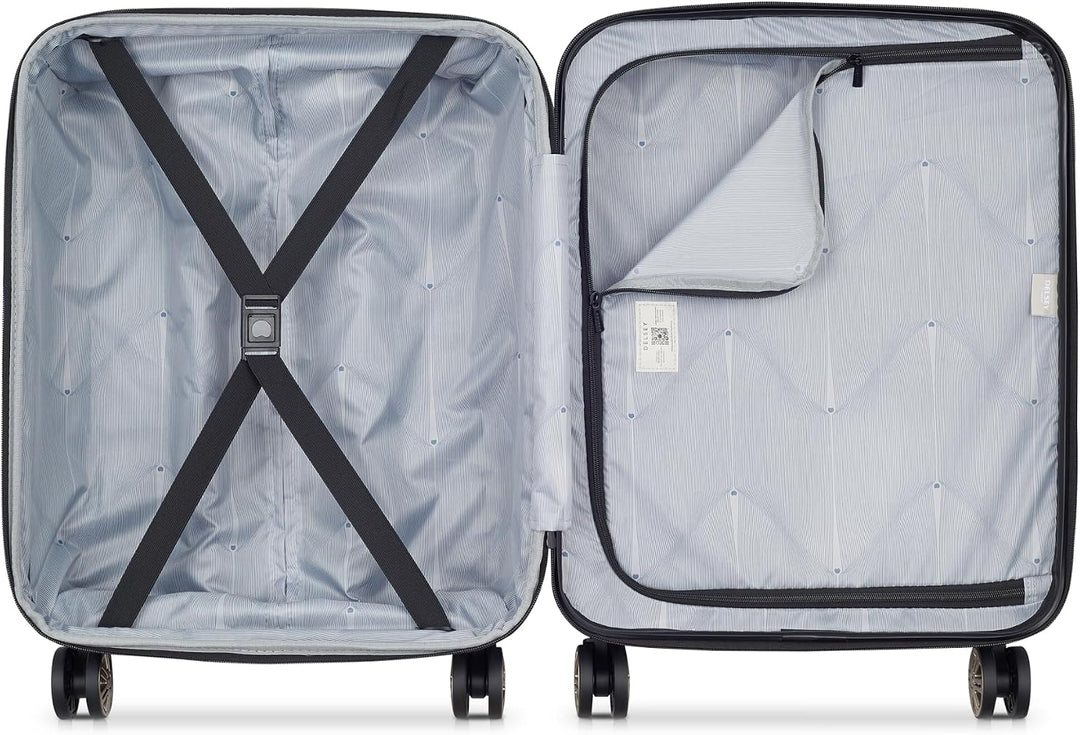 DELSEY Paris Koffer-Set 2-teilig für Damen und Herren | Reise-Trolleys 50 x 32 x 78 cm aus hochwerti