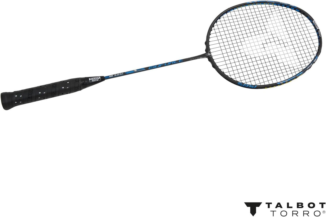 Talbot Torro Badmintonschläger Isoforce 9051 Tato Dura, Ultra Carbon4 mit Kevlar Verstärkung, Top-Ra