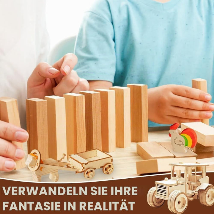 Schnitzholz Linde, 22er Pack Holzblöcke, 3 Grössen Lindenholz zum Schnitzen, Lindenholz-Schnitzblöck