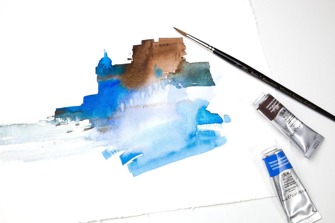 Winsor & Newton 6664010 Professional Aquarellpapier im Block - 20 Blatt 22,9 x 30,5cm, 300g/m², Grob