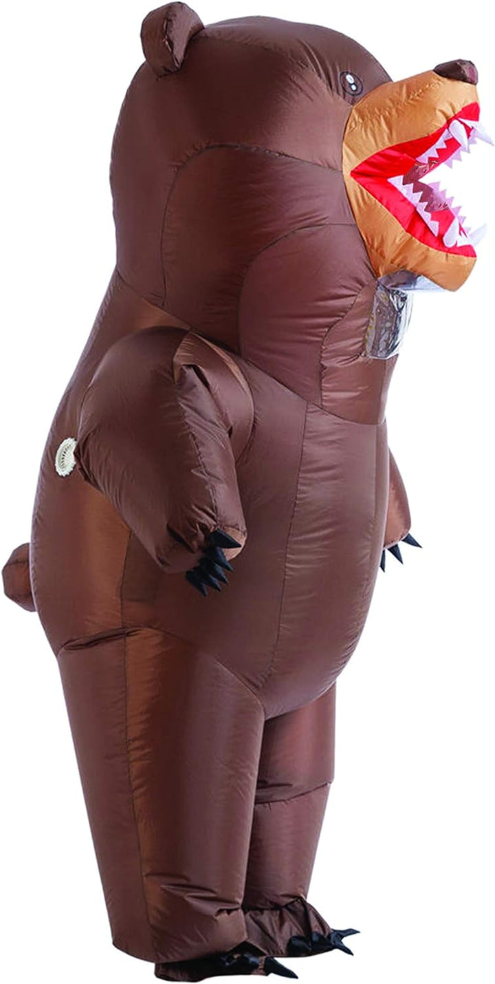 Spooktacular Creations Aufblasbares Kostüm Ganzkörper Braunbär Air Blow-up Kostüm für Halloween Part