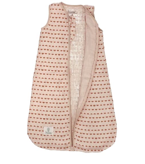 Sterntaler Baby Mädchen Schlafsack Baby Musselin Schlafsack Stay True to Nature - Babyschlafsack, Pu
