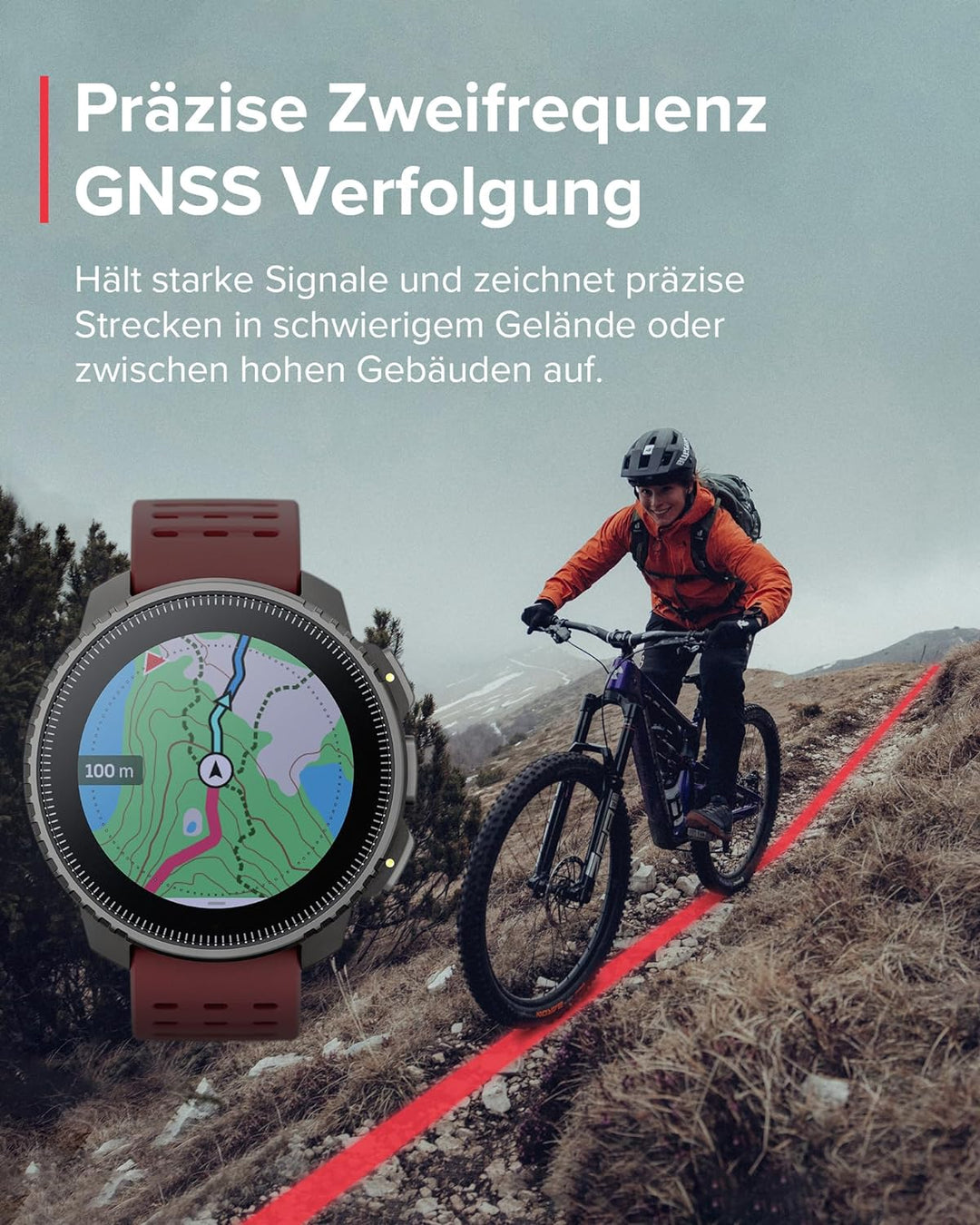 SUUNTO Vertical Abenteuer Uhr - GPS Smartwatch, Akkulaufzeit bis zu 65 Tagen, Militärgeprüftes Gehäu