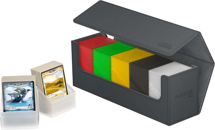 Ultimate Guard UGD010655 - Arkhive Flip Case 400+ Standardgrösse XenoSkin, grau
