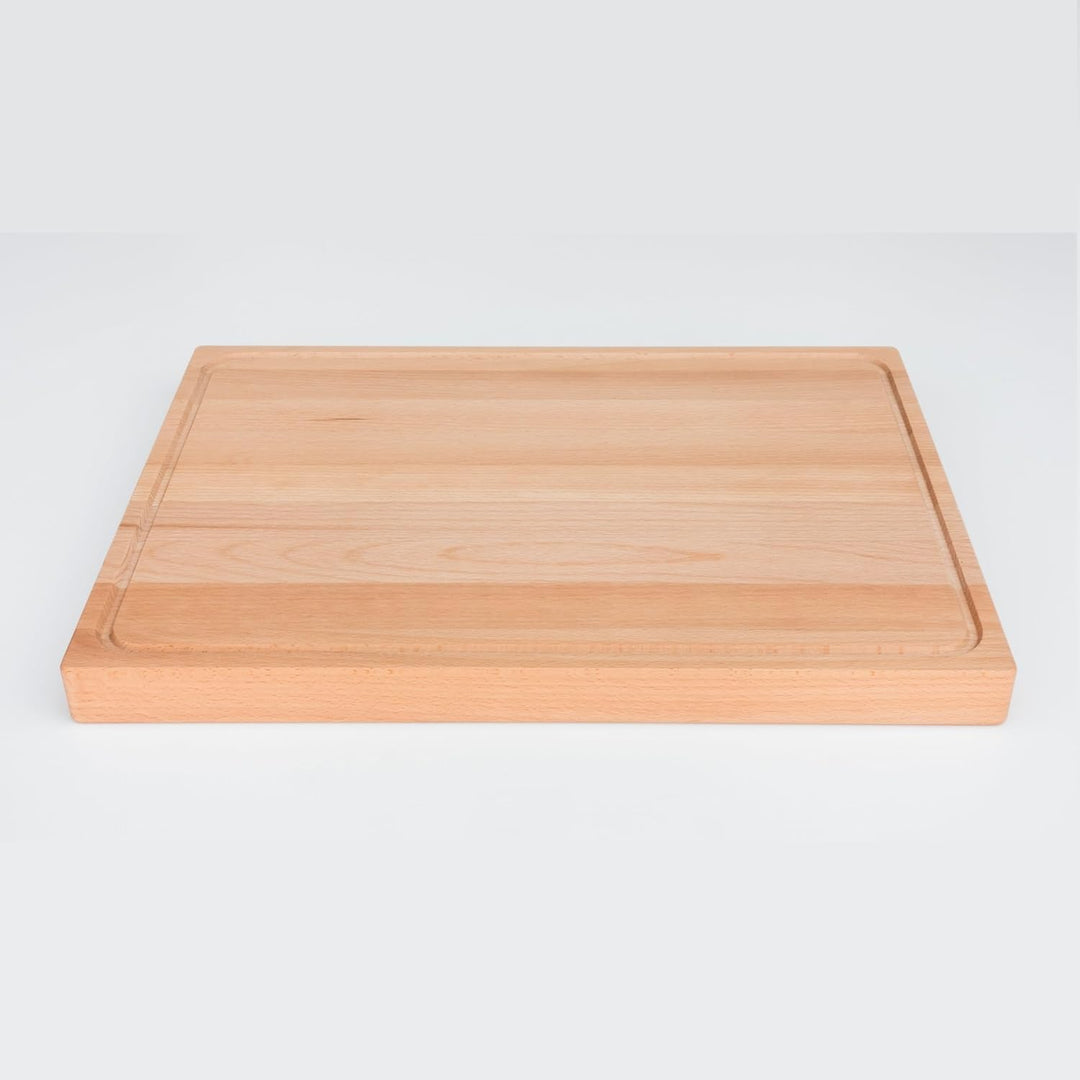 XL Schneidebrett/Hackbrett aus Buche massiv 52x38x4 cm
