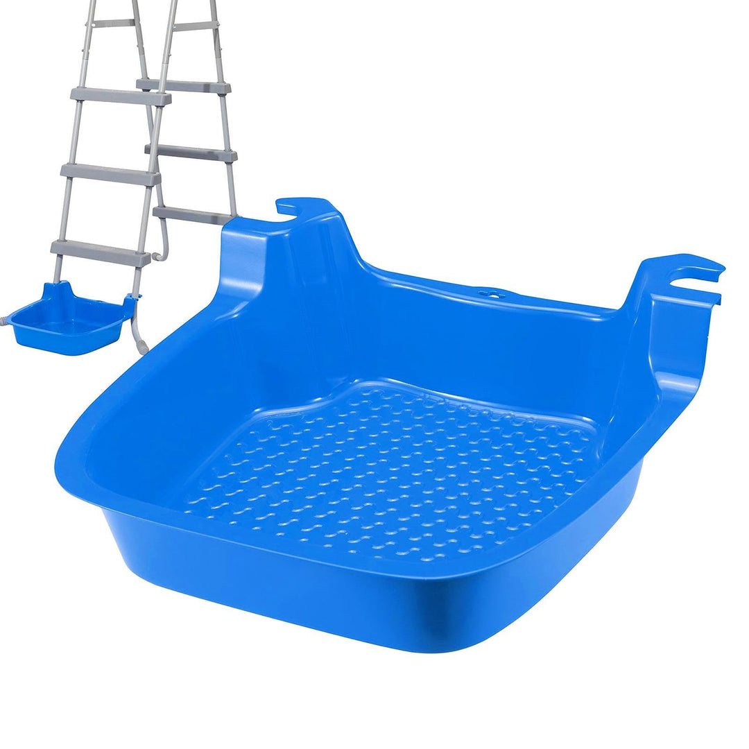 shengyi Pool Fussbad, Fusswanne Für Poolleiter, Tragbare rutschfeste Schwimmbad Fussbadewanne, Pool
