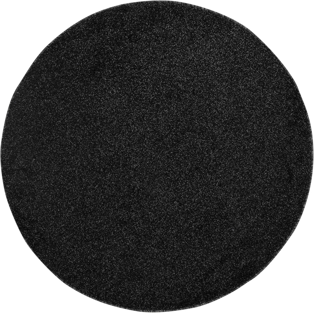 HomebyHome Kurzflor-Teppich Einfarbig, Gabbeh Optik, Filzrücken, 11 mm Florhöhe, Teppich für Wohnzim