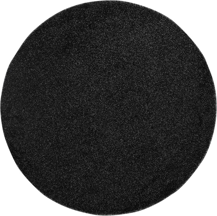 HomebyHome Kurzflor-Teppich Einfarbig, Gabbeh Optik, Filzrücken, 11 mm Florhöhe, Teppich für Wohnzim
