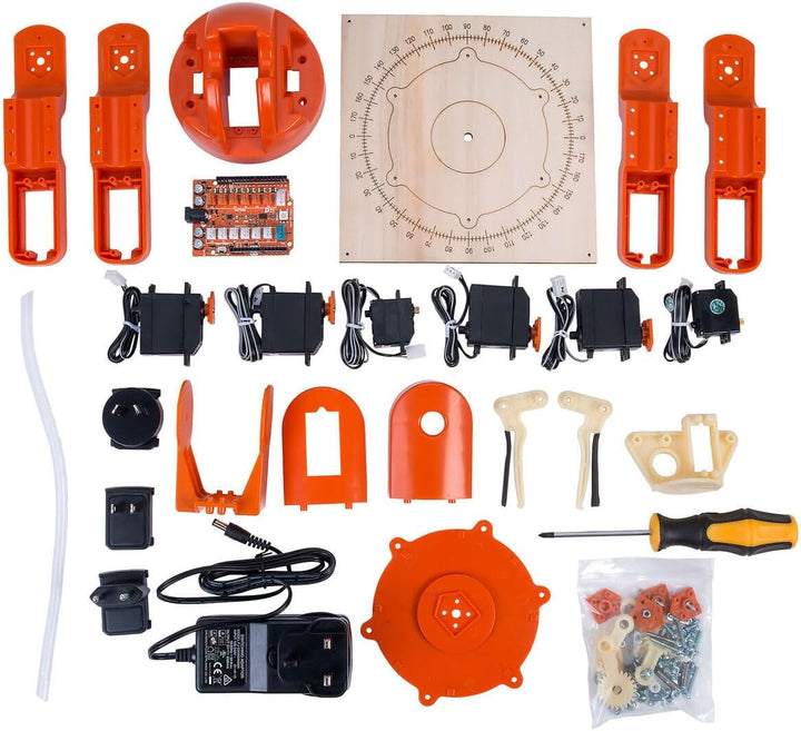 Arduino Tinkerkit Braccio Roboter [T05000] – SpringRC SR431 Dual Output Servo – voll funktionsfähige