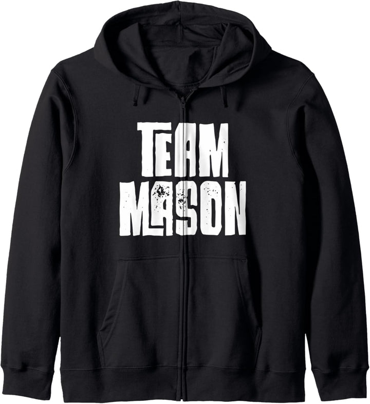 Team Mason Sohn Vater Ehemann Enkel Sport Familie Gruppe Kapuzenjacke