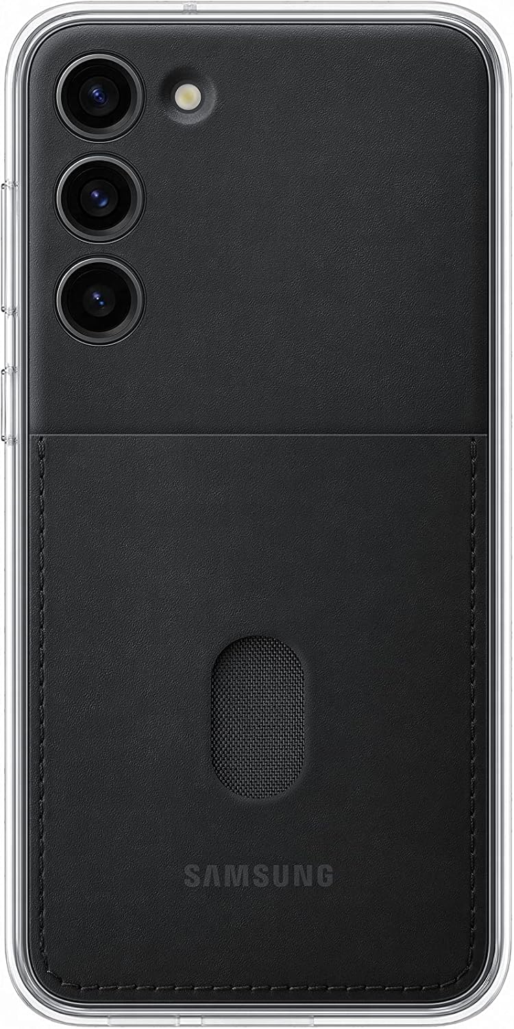 Samsung Frame Smartphone Case EF-MS916 für Galaxy S23+, Handy-Hülle, Durchsichtig, Kratzfest, Rahmen