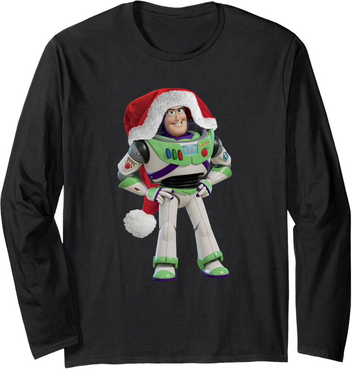 Disney PIXAR Toy Story Santa Buzz Holiday Langarmshirt