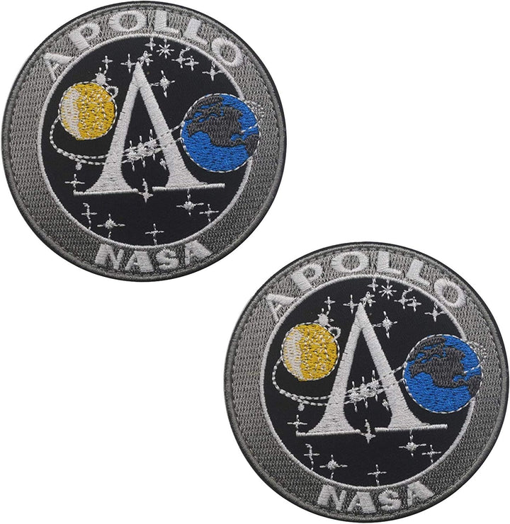 NASA Apollo Mission Apollo1 7 8 9 10 11 12 13 14 15 16 17 Patch Patch Patch Set Bestickter Aufnäher